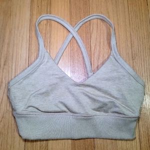aerie offline tan sports bra
